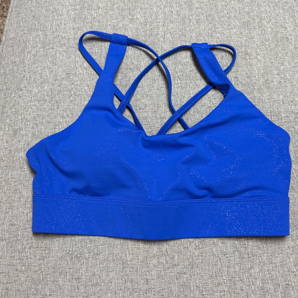 ZYIA Active Royal Pisces Light n Tight strappy Sports Bra